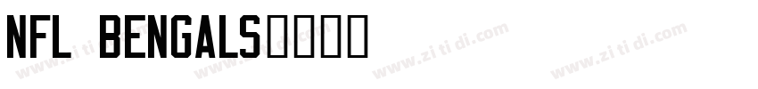 NFL Bengals字体转换